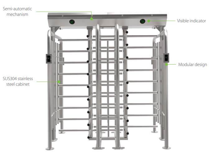 Cổng lồng xoay Full Height Turnstile FHT2400D Series