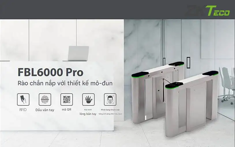 Cổng Flap barrier ZKTeco FBL6000 Pro