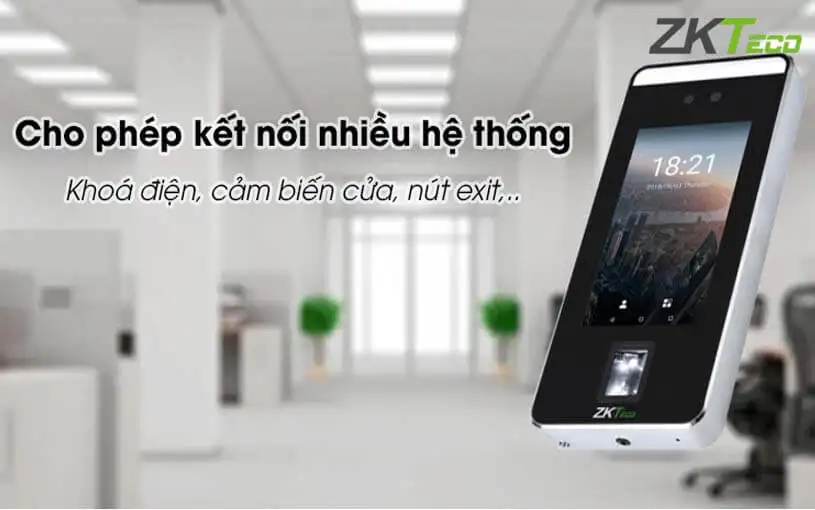 Máy chấm công khuôn mặt ZKTeco SpeedFace V5