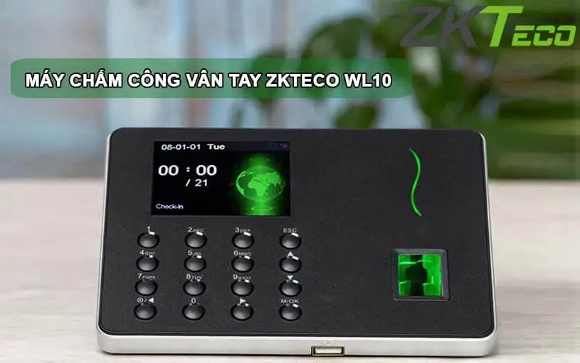 Thiết bị chấm công vân tay WL10 – Wi-Fi module