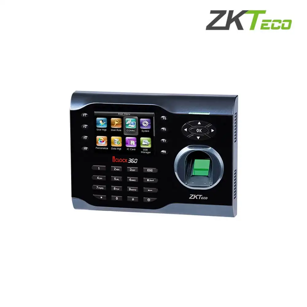 Máy chấm công vân tay ZKTeco iClock360