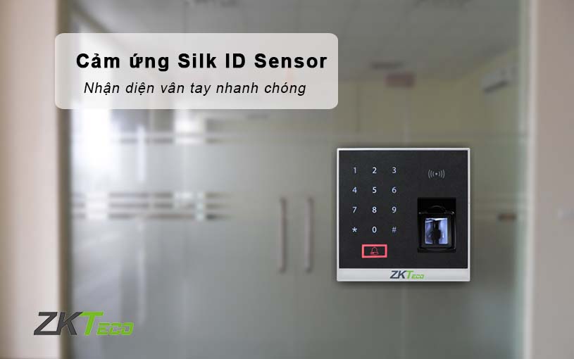 Cảm ứng Silk ID Sensor giúp chấm vân tay chính xác