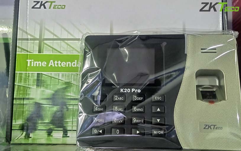 ZKTeco K20 Pro có màn hình TFT sắc nét