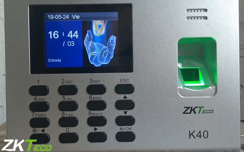 K40 ZKTeco hoạt động mượt mà và chấm công chính xác