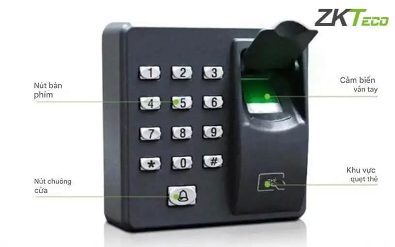 Đầu đọc vân tay thẻ ZKTeco X6