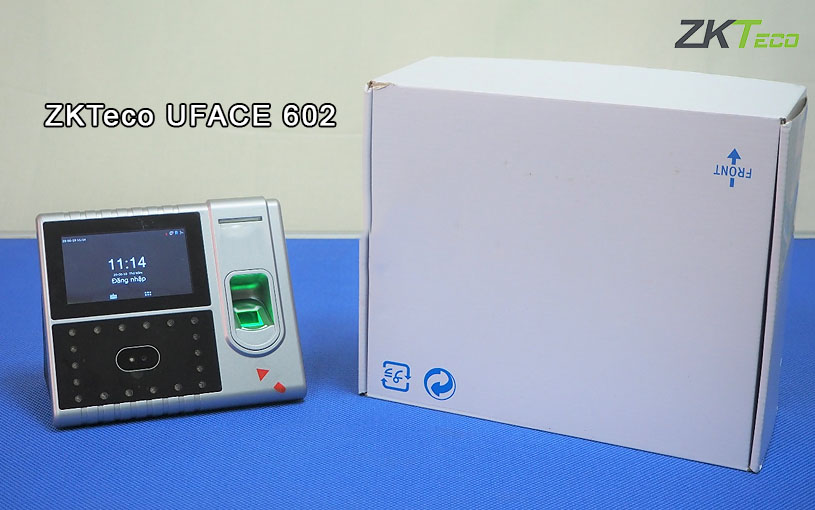 Mẫu thiết bị chấm công Uface 602 ZKTeco