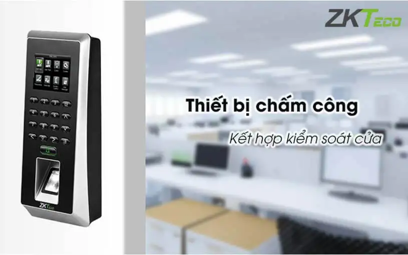 Máy chấm công vân tay ZKTeco F21 Lite