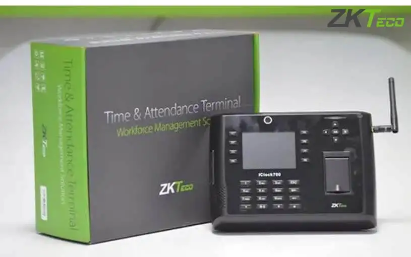 Máy chấm công vân tay thẻ ZKTeco Iclock 700