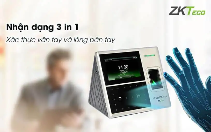 Máy chấm công khuôn mặt ZKTeco UFace800 Plus