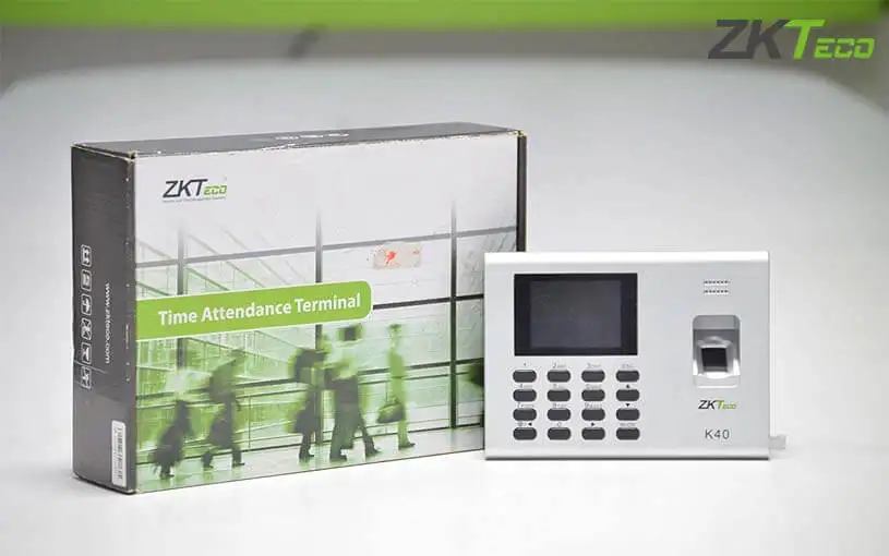 Máy chấm công vân tay thẻ ZKTeco K40