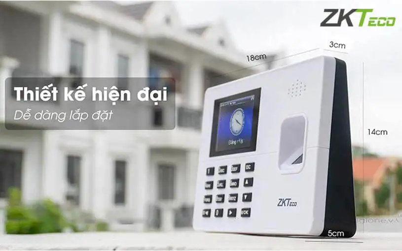 Máy chấm công vân tay ZKTeco K60