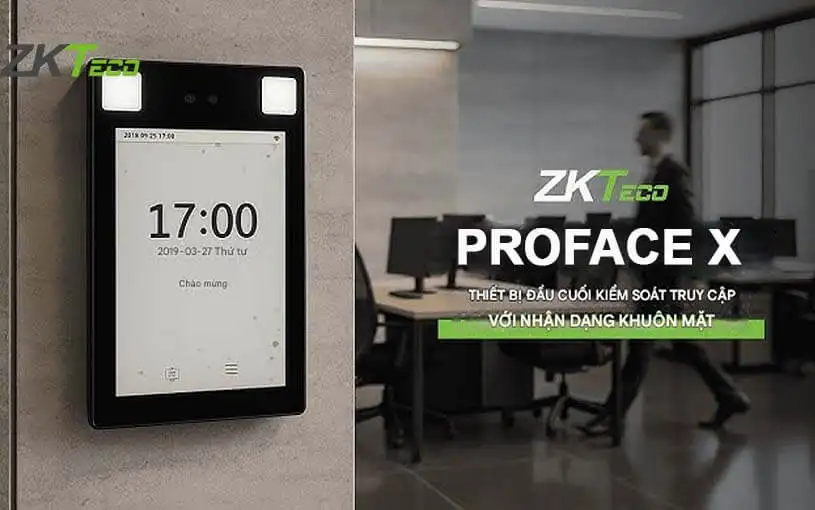 Máy chấm công khuôn mặt ZKTeco ProFace X