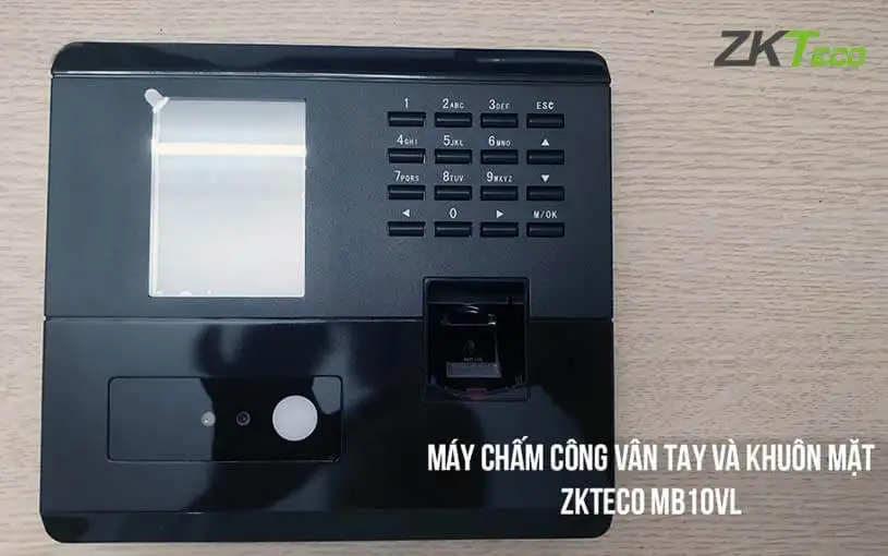 Máy chấm công khuôn mặt ZKTeco MB100-VL