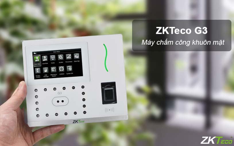 G3 ZKteco sử dụng công nghệ cảm biến vân tay SilkID