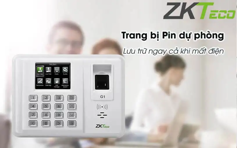 Máy chấm công vân tay ZKTeco G1