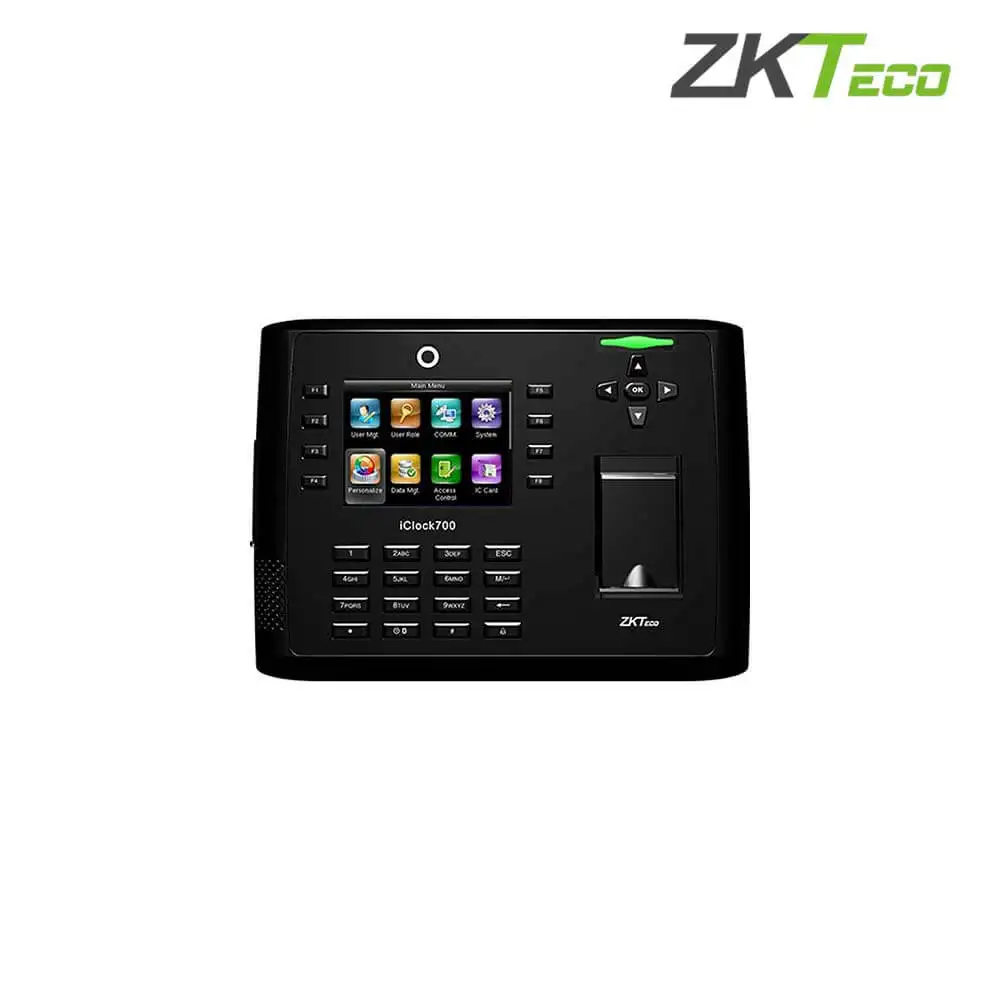Máy chấm công vân tay thẻ ZKTeco Iclock 700