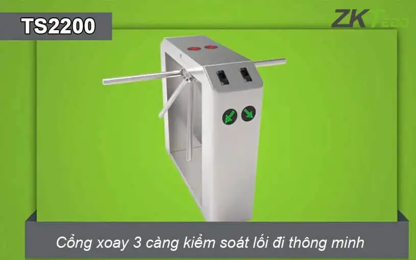 Cổng xoay 3 càng ZKTeco TS2200