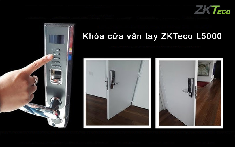 Cận cảnh khóa cửa thông minh ZKTeco L5000