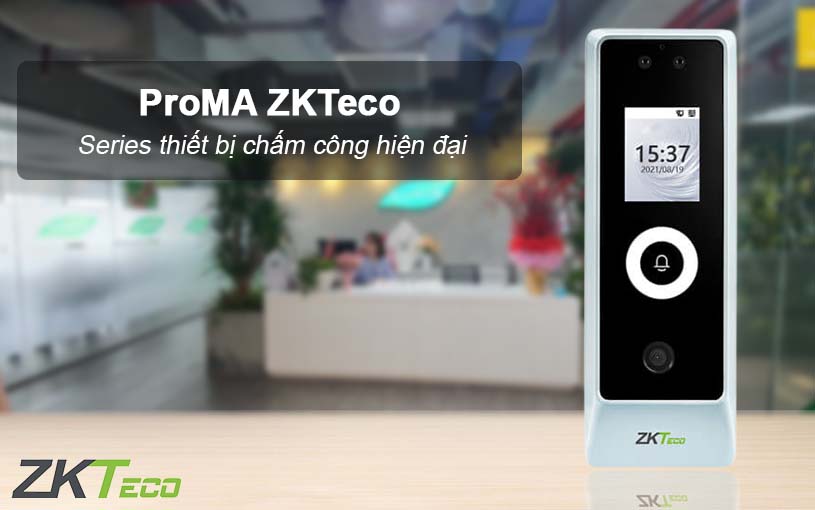ProMA ZKTeco là series thiết bị chấm công hiện đại