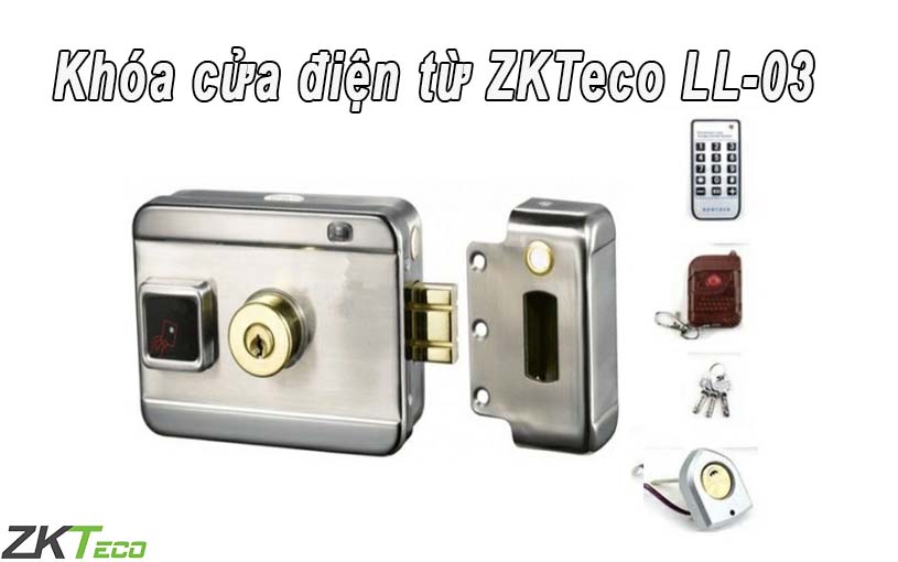 Bộ khóa điện từ thông minh ZKTeco LL03