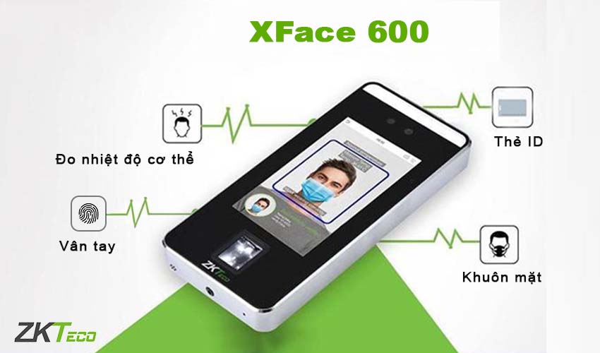ZKTeco XFace600 có nhiều tính năng 