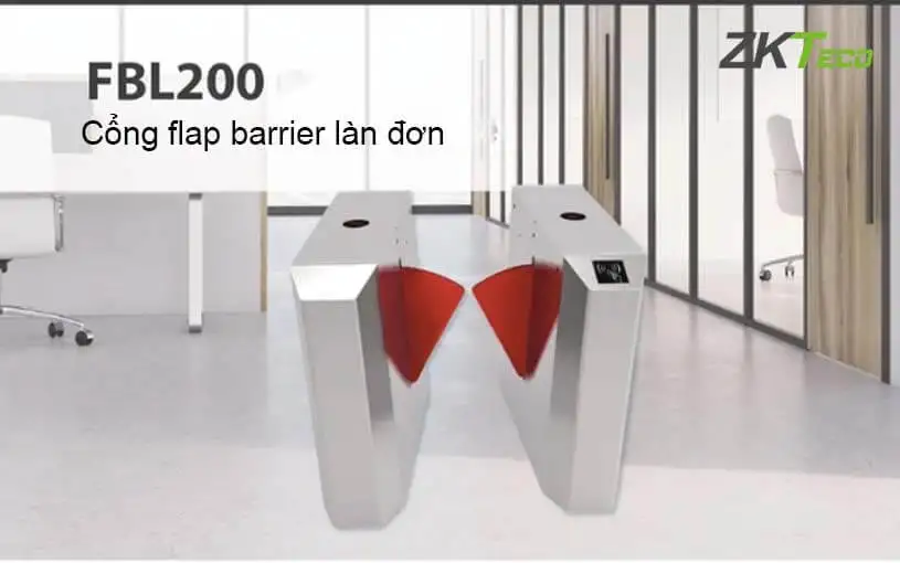 Cổng Flap barrier ZKTeco FBL200