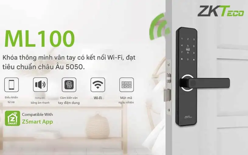 Khóa cửa vân tay ZKTeco ML100