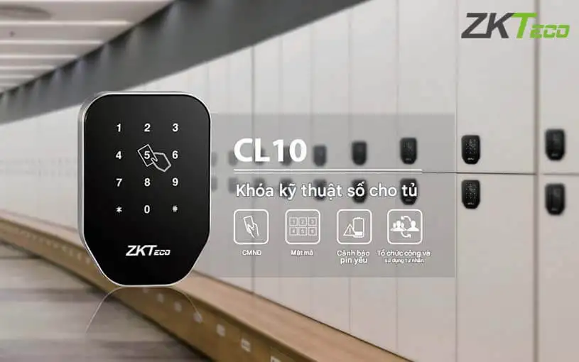 Khóa tủ đồ công nghệ ZKTeco CL10