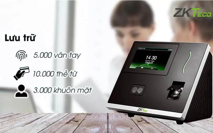 Máy chấm công khuôn mặt ZKTeco G3 Plus