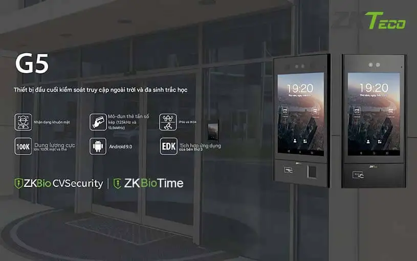 Máy chấm công khuôn mặt ZKTeco G5