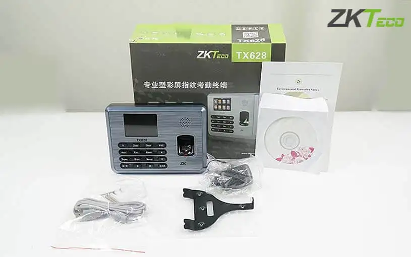 Máy chấm công vân tay thẻ ZKTeco TX628