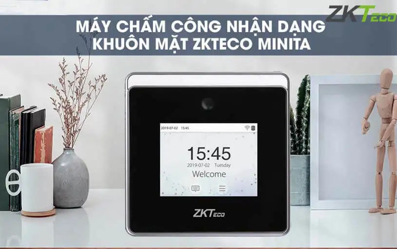 Máy chấm công khuôn mặt ZKTeco miniTA