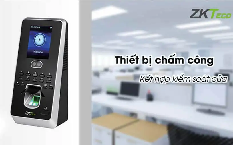 Máy chấm công khuôn mặt ZKTeco MultiBio 800H