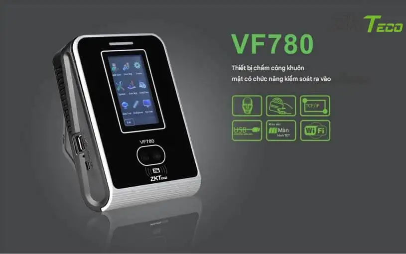 Máy chấm công khuôn mặt ZKTeco VF780