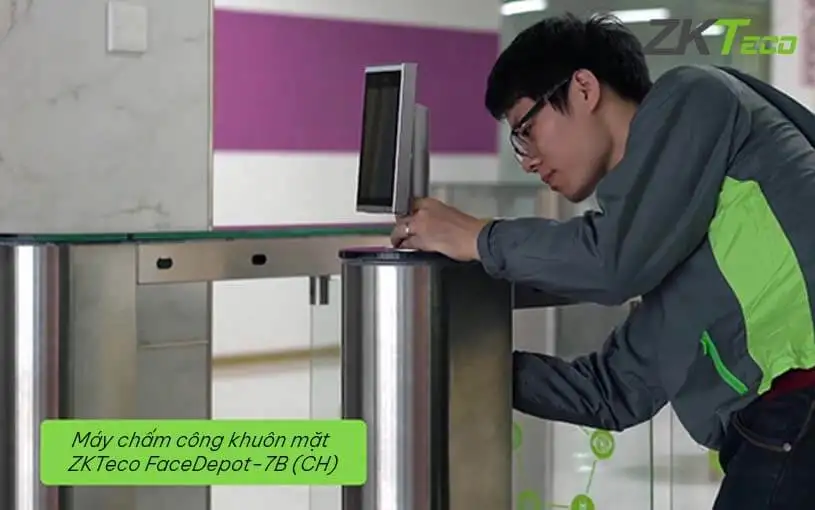 Máy chấm công khuôn mặt ZKTeco FaceDepot-7B (CH)