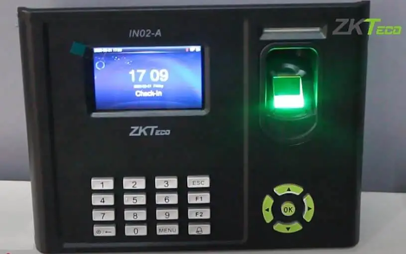 Máy chấm công vân tay ZKTeco IN02A