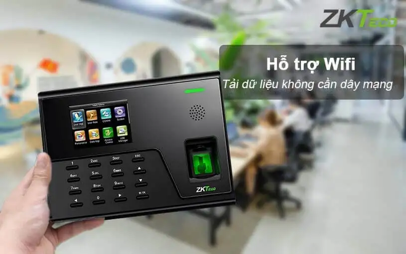 Máy chấm công vân tay thẻ ZKTeco UA760 Wifi