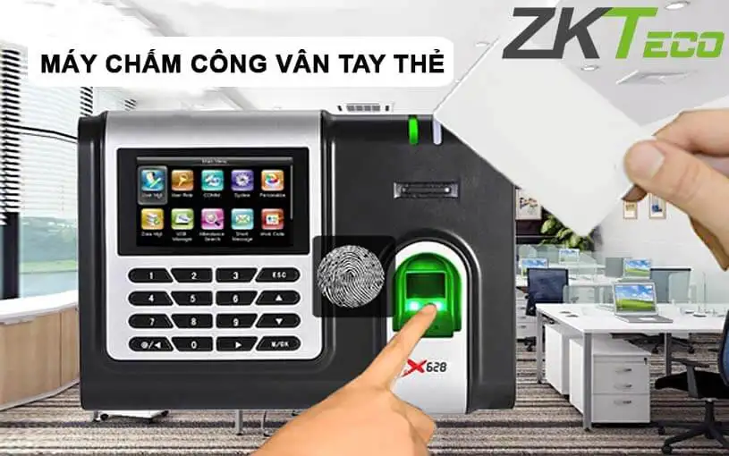 Giải pháp quản lý hiện đại với máy chấm công vân tay và thẻ từ