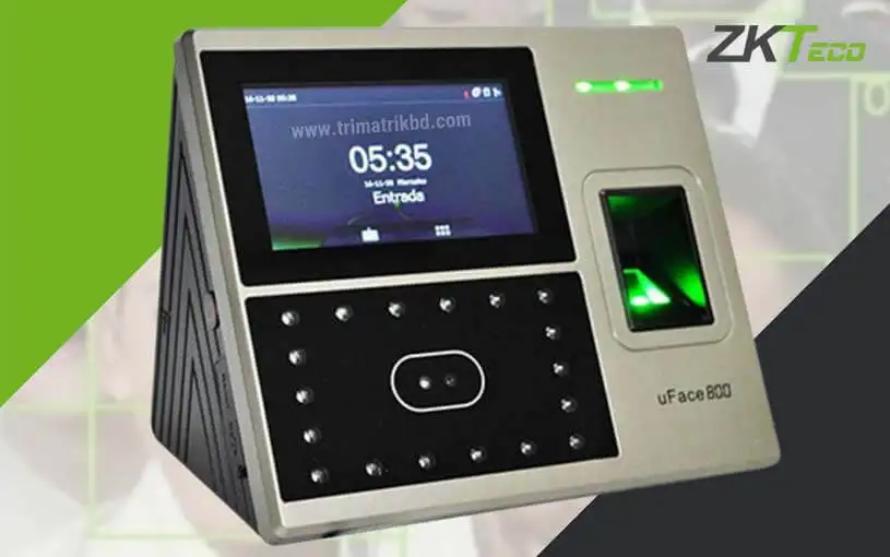 Máy chấm công khuôn mặt ZKTeco uFace800