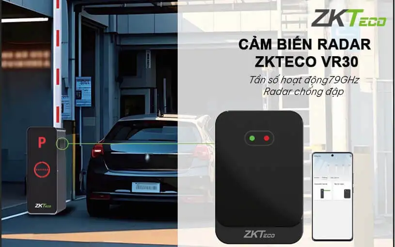 Cảm biến radar phát hiện xe ZKTeco VR30
