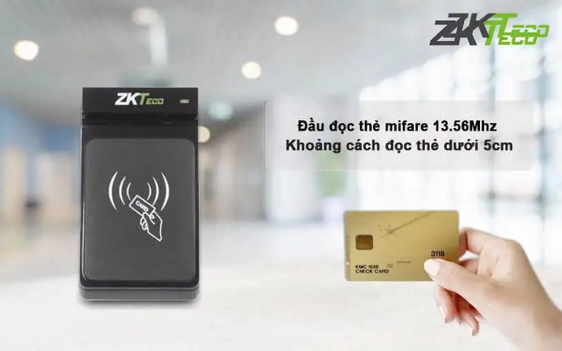 Đầu đọc thẻ Mifare ZKTeco CR20M