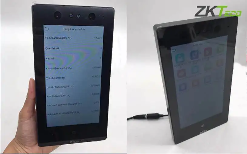 Máy chấm công khuôn mặt ZKTeco SenseFace 7B