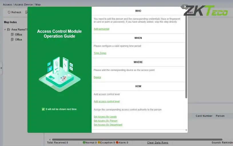 Phần mềm ZKBio CVAccess