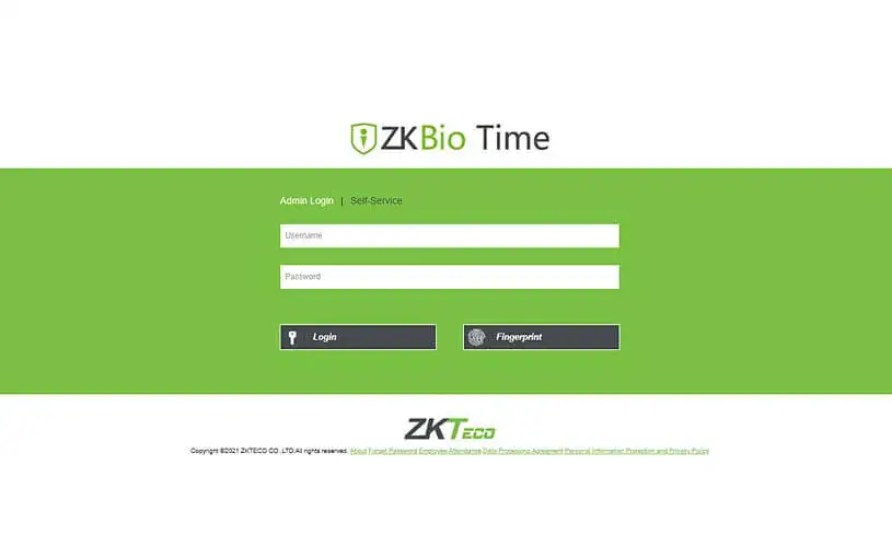 Phần mềm ZKBio Time