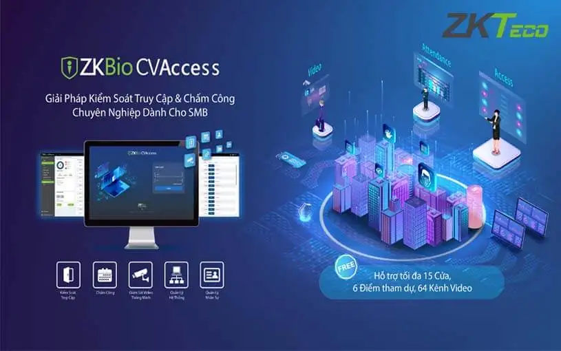 Phần mềm ZKBio CVAccess
