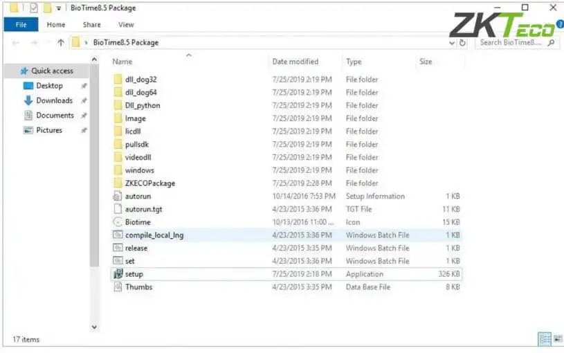 Tìm hiểu và cài đặt phần mềm chấm công BioTime 8.5