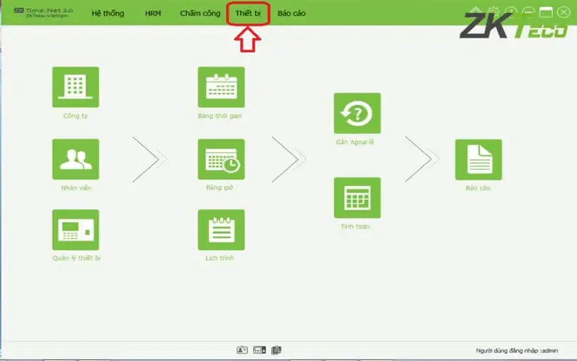 Hướng dẫn sử dụng phần mềm chấm công ZKTime.Net 3.0