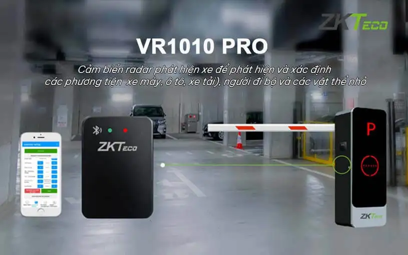 Cảm biến radar phát hiện xe ZKTeco VR1010 PRO