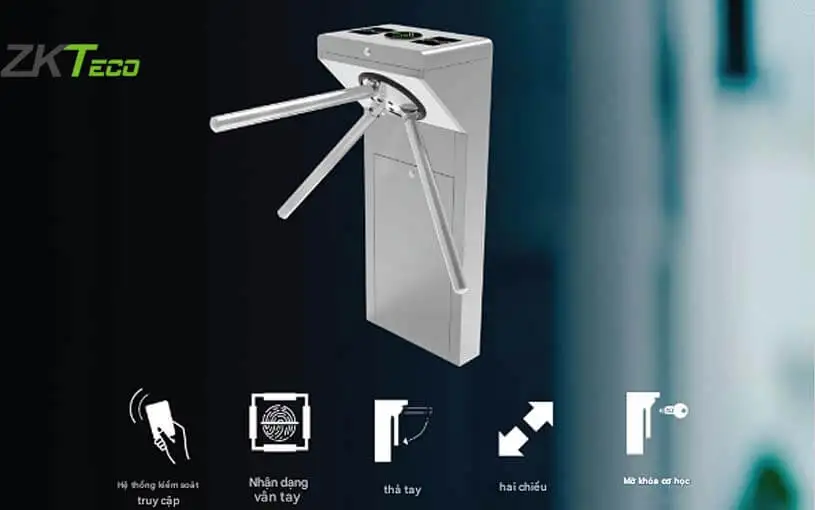 Cổng xoay 3 càng ZKTeco TS1000 Plus