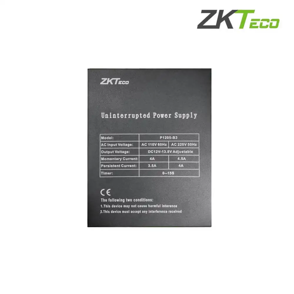 Bộ cấp nguồn lưu điện ZKTeco P1205-B3